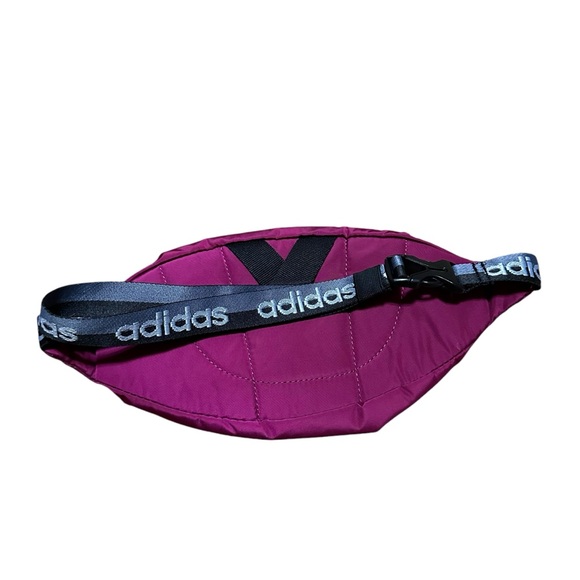 Adidas Waist Pack Crossbody Fanny Belt Bum Waist Bag Power Berry Purple - Picture 3 of 5